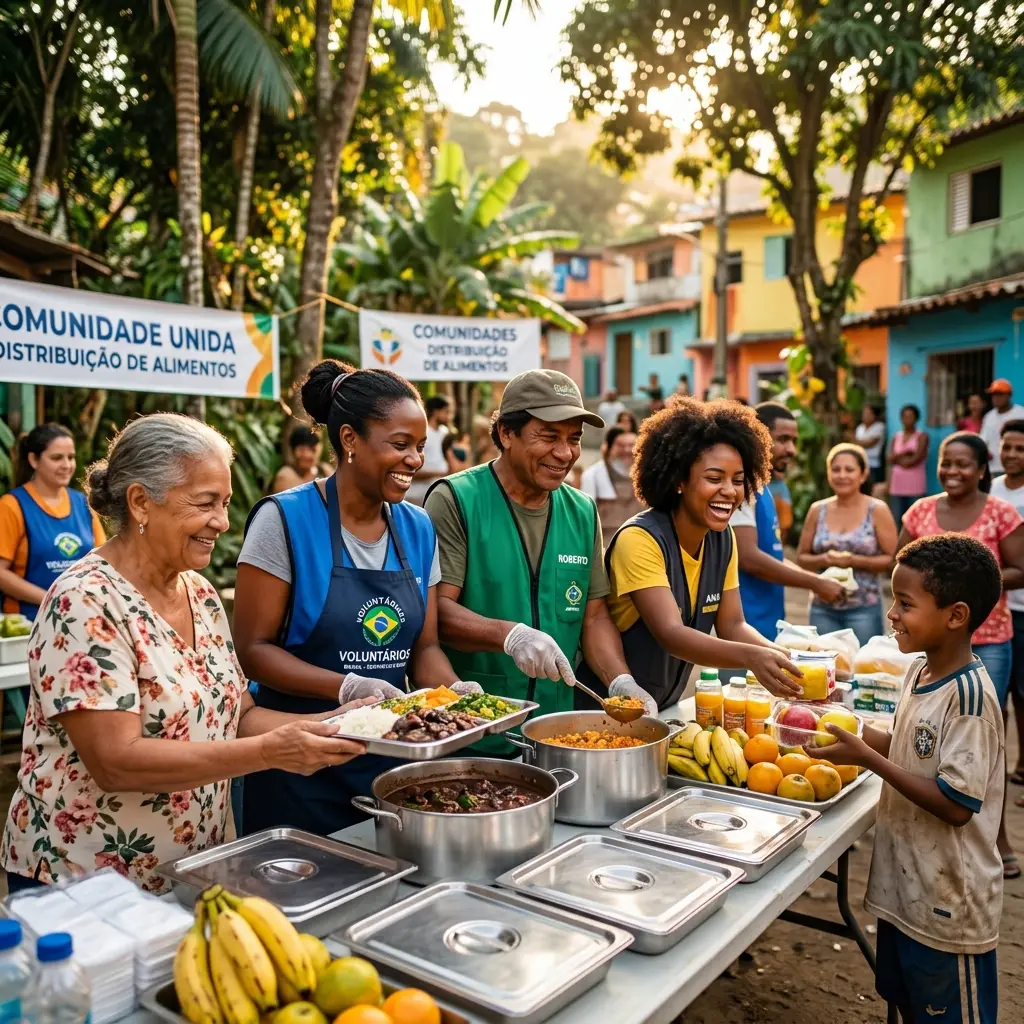 Voluntários do Instituto Viva com Mais Saúde em ação